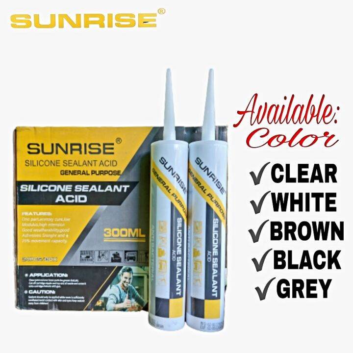 SUNRISE SILICONE SEALANT GENERAL PUPOSE SEALANT Lazada PH