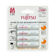 Pin sạc AA Fujitsu 1900mAh vĩ 4 Viên thumbnail