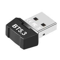 USB Wireless Adapter High Speed USB 5.3 Dongle Adapter Wireless Audio Adapter Transmitter Receiver for PC Headphones Phones Keyboards physical