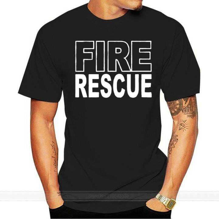 Comfortable T shirt Fire Rescue Duty Firefighter T-Shirt Fire Dept ...