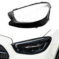 Front Headlights Cover Head Light Shell Lens for Mercedes Benz E-Class W213 W238 2020-2023 Transparent Lampshade