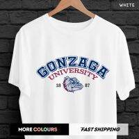 Gonzaga เสื้อเชิ้ตแขนสั้น ลาย Bulldogs Final คุณภาพสูง SNQW