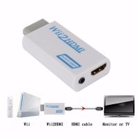 ACENTA คุณภาพสูง 1080P ขั้วต่อ HDMI WII เป็น HDMI 1080P อะแดปเตอร์ ตัวแปลง Wii 2 ขั้วต่อเสียงวิดีโอ อะแดปเตอร์ Wii เป็น HDMI ตัวแปลง WII เป็น HDMI