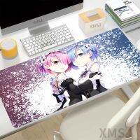 Re-Zero Mouse Pad เครื่องเกมคอนโซล อะนิเมะเซ็กซี่สาวน่ารัก Rem แผ่นรองโต๊ะขนาดใหญ่ Placemat PC Mini Game อุปกรณ์เสริม แผ่นรองเมาส์สำหรับเล่นเกม Xxl