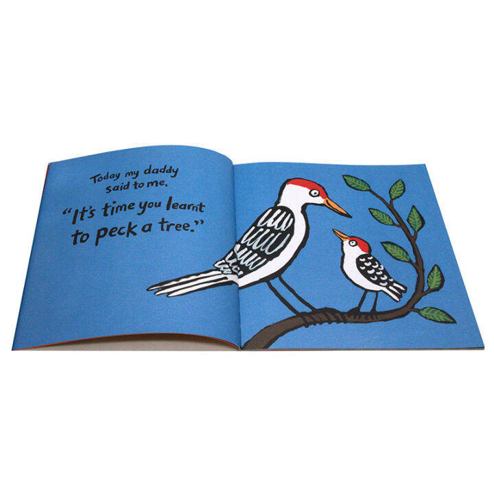 english-original-picture-book-dongdong-book-strategy-cognition-peck-peck-peck-little-woodpeckers-happiness-skills-release-the-love-of-nature-encourage-paperback-picture-story-book-childrens-enlightenm