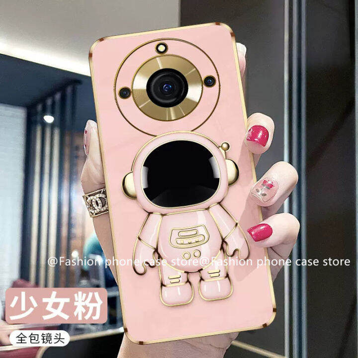 เคสโทรศัพท์-realme11pro-realme11pro-5g-phone-case-เคส-realme-11-pro-5g-เคสที่วางโทรศัพท์ล่องหนแฟชั่นนักบินอวกาศเคสเคสนิ่มเคลือบอิเล็คโทรเพลท2023