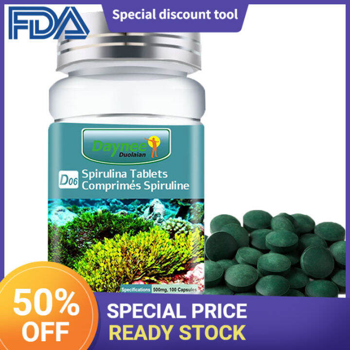Spirulina Tablets Develop immunity from disease Spirulina food