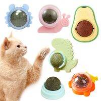 Cat Catnip Toy Catmint Candy Toys Clean Mouth Digestion Cat Licking Snacks Ball Cat Mint Rotating Ball Kitty Toys Cats Supplies Toys