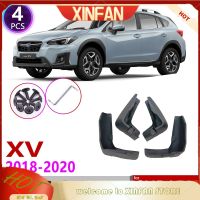 XINFAN บังโคลนหน้าหลังรถ4ชิ้นสำหรับ Subaru XV Crosstrek 2018 2019 2020บังโคลนกระเด็น