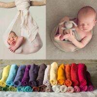 17 Colors Newborn Photography Props Infant Costume Outfit Long Soft Baby Blankets Wrap Sleeping Blanket For Newborns