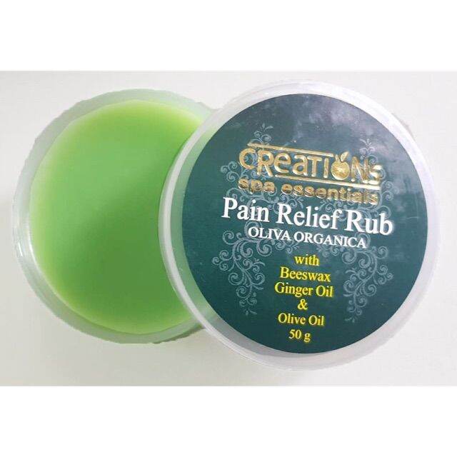 PAIN RELIEF RUB (GREEN) CREATION OLIVA ORGANICA HEALING RUB Lazada PH