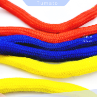 Tumato สามสายเชือกต่อเทคนิคมายากลสีแดงสีเหลืองสีฟ้าสายพาน XL ใกล้ชิด