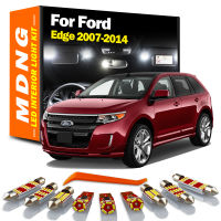 MDNG Canbus รถอุปกรณ์เสริม LED ภายในชุดสำหรับ Ford Edge 2007 2008 2009 2010 2011-2014แผนที่โดม Trunk ใบอนุญาตโคมไฟ