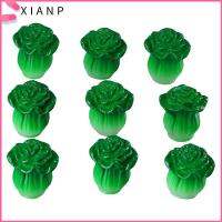 XIANP 20pcs 2535มม. จี้เรซิ่นผักกะหล่ำปลี เรซิน จี้ผักห้อย3D จำลอง เครื่องรางแขวนน่ารัก ปลอมเลียนแบบของจริงรูปผัก งานฝีมือดีไอวาย