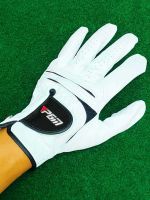 Golf Gear Mens golf gloves with mark for left and right hands breathable non-slip wear-resistant PU sheepskin golf sports gloves