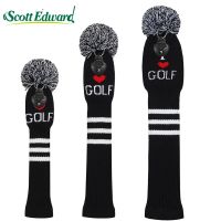 1ชิ้น "I Love GOLF" ปลอกสวมหัวกอล์ฟ "สำหรับคนขับ (460Cc) แฟร์เวย์และไม้ไฮบริด (UT) ตัวป้องกันกอล์ฟส่วนบุคคลสำหรับนักกอล์ฟ