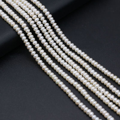 100Natural Freshwater White Pearl Abacus Beads Spacer Loose For Jewelry Making DIY Charms Bracelet Necklace Earring Accessories