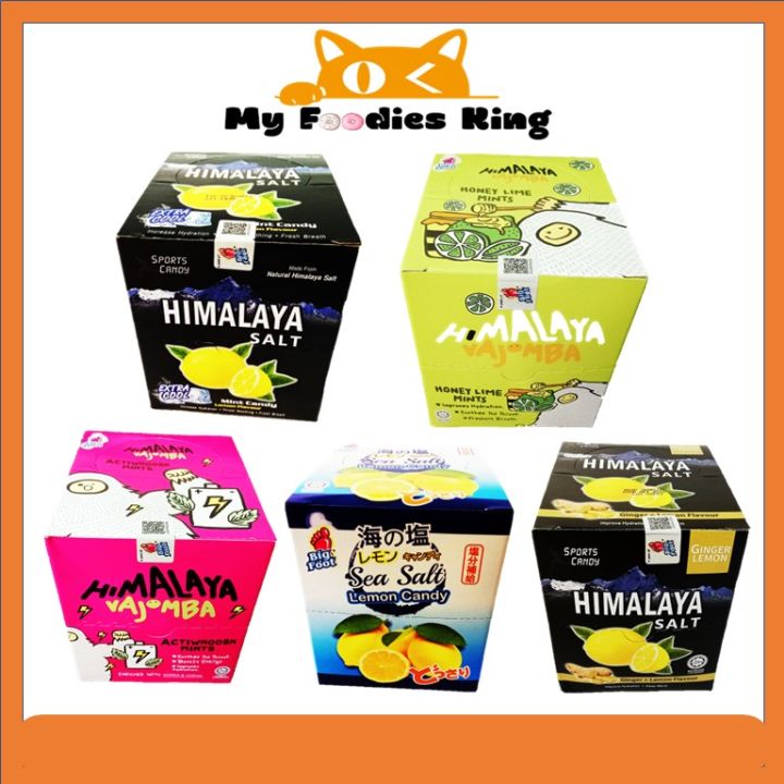 Himalaya Sport Salt Candy Ginger Himalaya Vajomba Actiwhoosh Mints Honey  Lime Mints 15g