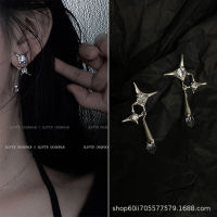 Anting-Anting Salib Bintang 2023 Elegan Bera Baru, Suasana Musim Panas, Kristal Rasa Reka Bentuk Niche Anting-Anting