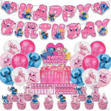 Decoración Stitch  Girl birthday decorations, Birthday party decorations,  Birthday decorations