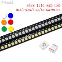 100pcs Super Bright 3528 1210 SMD LED Red/Green/Blue/Yellow/White/UV/ICE LED Diode