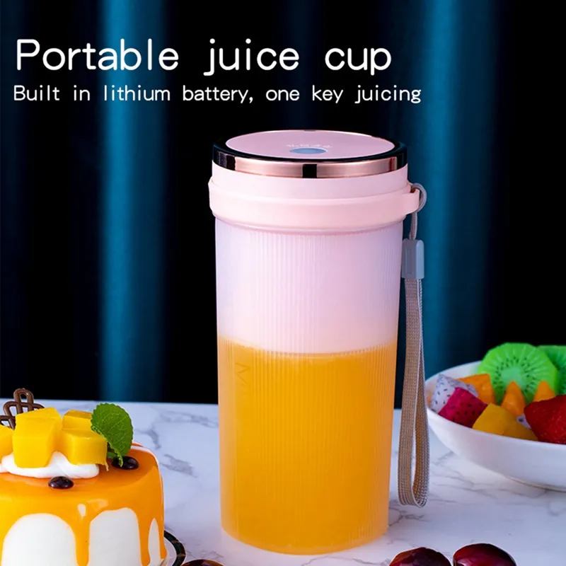 USB Electric Safety Juicer Cup, Fruit Juice mixer, Mini Portable  Rechargeable /Juicing Mixing Crush Ice Blender Mixer