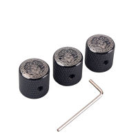 Metal Electric Guitar Knobs Bass Durable Metal Volume Tone Cap Dome Knobs Guitarra Cap Tone Control Knobs