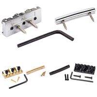 ตัวยึดน็อตล็อคสายกีต้าร์และบาร์แรงดึงเซนต์สำหรับหย่องกีต้าร์ Floyd Rose Tremolo-/โครเมี่ยม/สีดำ