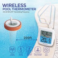 Digital Swimming Pool Thermometer Floating Digital Outdoor Wireless Thermometers For Swimming Pool Bathrooms Aquarium and Sinks