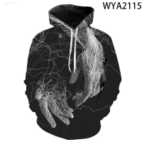 New 2023 New Cool Hand Sweatshirts 3D Printed Men Women Children Hoodies Pullover Long Sleeve Streetwear Boy Girl Kids Jacketrend