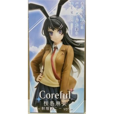 Rascal Does Not Dream of Bunny Girl Senpai Coreful Figure - Mai Sakurajima: Uniform Bunny Ver.