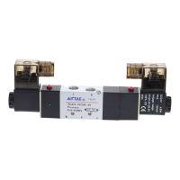 AIRTAC 4V230-08C 5 Way 3ตำแหน่ง1/4 "นิวเมติก Solenoid V Alve DC12V DC24V AC110V AC220V W อุปกรณ์เชื่อมต่อ4 6 8 10 12มิลลิเมตร