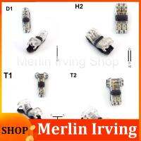 Merlin Irving Shop D1 T1 t2 H2 T Type Scotch Lock Quick electric Wire Connectors 2 Pin Cable 3 Way No Soldering Compact Crimp Terminal Block