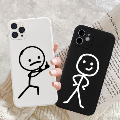 【YF】●  Couple Shockproof Soft Silicone iPhone 12 13 14 mini X XR XS 8 7 2020