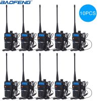 4/10ชิ้น Baofeng UV-5R วิทยุสื่อสารแบบพกพาอัพเกรดรุ่น UV5R Baofeng 128CH 5W VHF UHF 136-174Mhz และ400-520Mhz วิทยุสื่อสารสองทาง