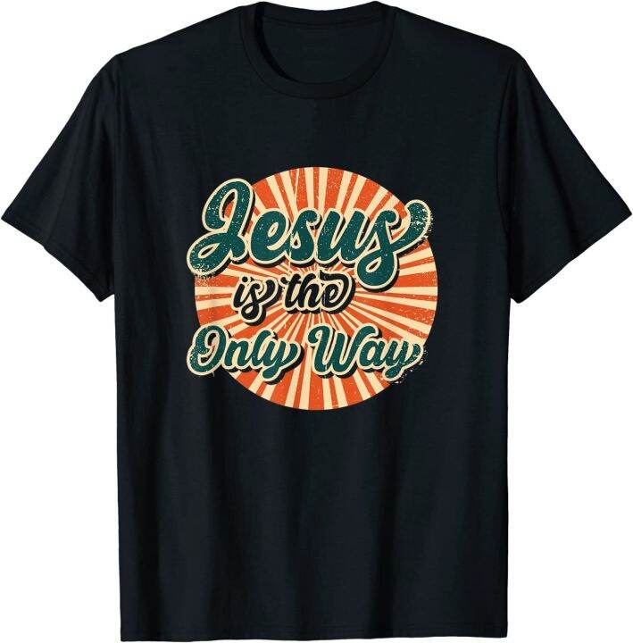 new-limited-retro-christian-catholic-bible-jesus-christ-is-the-only-way-t-shirt