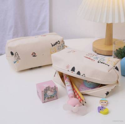 Simple stationery box large capacity pencil case student pencil storage stationery bag personality