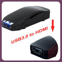 USB 3.0ไปยังสาย HDMI ตัวแปลงอะแดปเตอร์วิดีโอหน้าจอขยาย1080P F คอมพิวเตอร์โน๊ตบุ๊คจอโปรเจคเตอร์พีซีไปยังทีวี