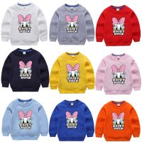 Baby Girl Clothes Autumn Baby Girls Tops Children Cartoon Duck T Shirts Sweatshirts Girl Children 39;s Clothing From 2 to 10 Years