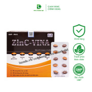 Viên uống bổ sung kẽm ZinC Vina hỗ trợ tăng sức đề kháng