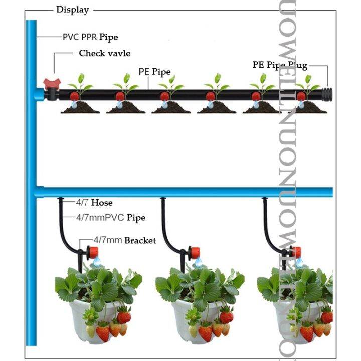 like-activities-10-300ชิ้นปรับ-gargen-หยดชลประทาน-dripper-h-คุณภาพ-pp-พลาสติก8หลุม-emitters-ป้องกันการอุดตันลานรดน้ำสปริงเกลอร์