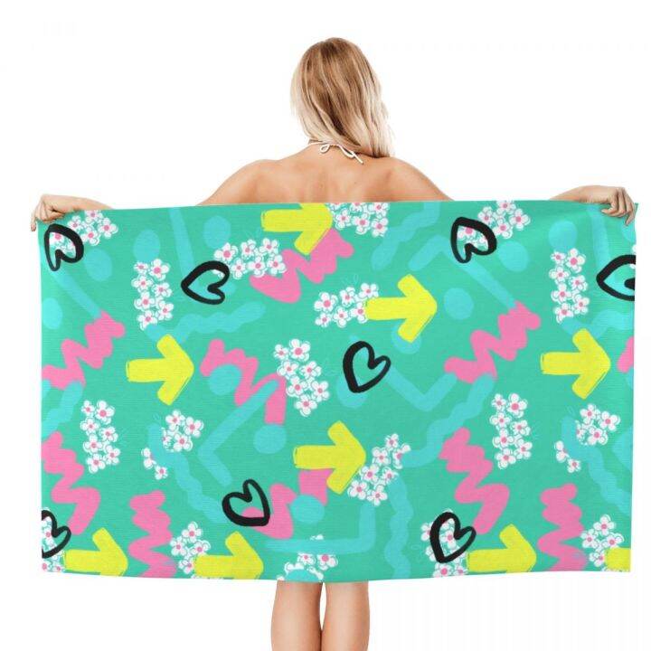 jw-smiling-face-graffiti-beach-pool-large-microfiber-towels-dry-swim