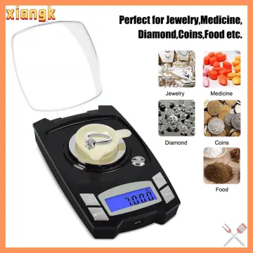 High Precision Digital Milligram Scale 50g/0.001g Mini Electronic Balance Powder  Scale Gold Jewelry Carat Scale Digital Weight - AliExpress