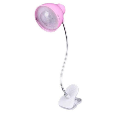 LED Book Light Mini Clip on Adjustable Bright Table Reading Lamp for Travel Study Eye Light with Batterie 1W