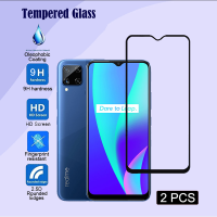 สำหรับ realme C11/C11 2021/C12/C15/C30/C30s/C35/C20/C21/C21Y/C25/C25s/C25Y/Narzo 20/30A/50A/50i/50A Prime/50i Prime ปกป้องหน้าจอ [2ชิ้น] ความแข็ง9H แก้วแบบเทมเปอร์กัน-Scratch Anti-Drop Anti-ลายนิ้วมือคลุมทั้งหมดป้องกัน