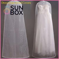 SUN BOX โปร่งใส ครัวเรือน เคสชุดเจ้าสาว ตัวป้องกันเสื้อผ้า ชุดแต่งงาน กระเป๋าเก็บของ ผ้าคลุมเสื้อผ้า ผ้าคลุมกันฝุ่น