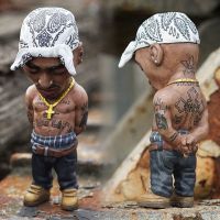 Classic World Famous People Statue Rapper Legend Singer Tupac Amaru Shakur 2PAC Figure Model Toys Gift Collect