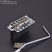 KR-Genuine Wilkinson WV6-SB Vintage Type  Electric Guitar Tremolo System Bridge Chrome Silver for Guitar