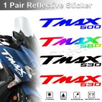 For Yamaha Tmax 500 530 560 TMAX500 Tmax560 Reflective Motorcycle Scooter Stickers Emblem Logo Decals Waterproof Accessories