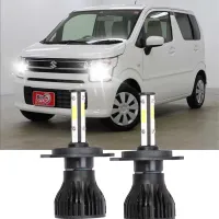 หลอดไฟหน้า led 6000k h4 สีขาว สําหรับ suzuki wagon r ปี 2002-2021 2 ชิ้น NEW